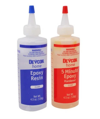 Devcon High Strength 5 Minute Epoxy 1500psi 9 Oz In 2 Bottles