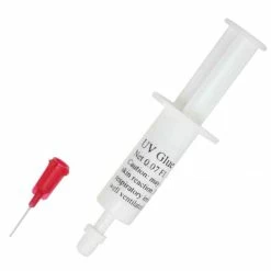 Watch Crystal Glue Clear UV Ultraviolet Adhesive Thinner Viscosity 2 ML With Precision Tip