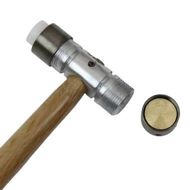 Brass And Nylon Hammer Jewelry Hammer With Detachable Faces - Image 2