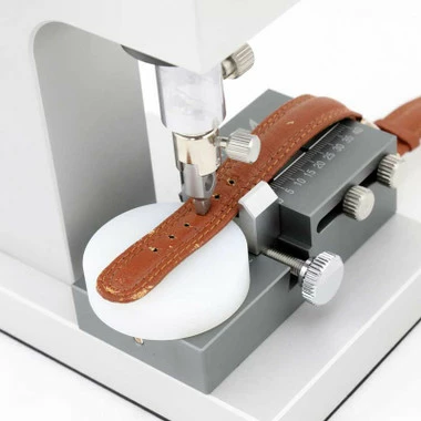 Deluxe Watch Strap Hole Punch Tool With Multi-Shape Punches - Image 3