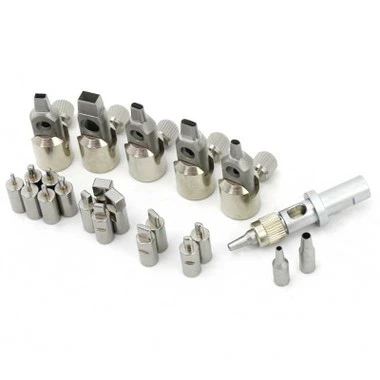 Deluxe Watch Strap Hole Punch Tool With Multi-Shape Punches - Image 4