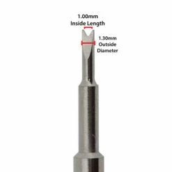 Bergeon 6767-AF Replacement Forked End Tip For Swiss Spring Bar Tool Stainless Steel