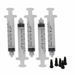 Set Of 5 Empty Syringes With Caps For Glue Application