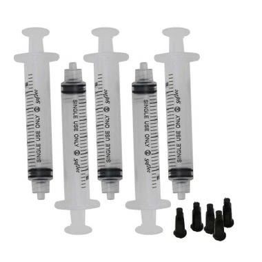 Set Of 5 Empty Syringes With Caps For Glue Application