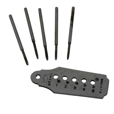 Tap And Die Set Of 5 Sizes .60 To 1.00mm